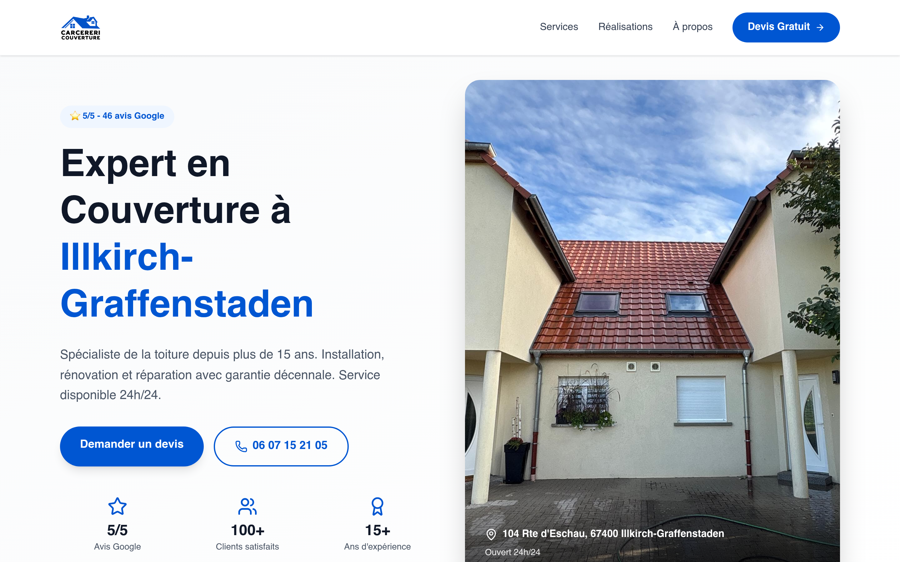 Carcereri Couverture - Toiture et Facade - Bas-Rhin - حل ويب