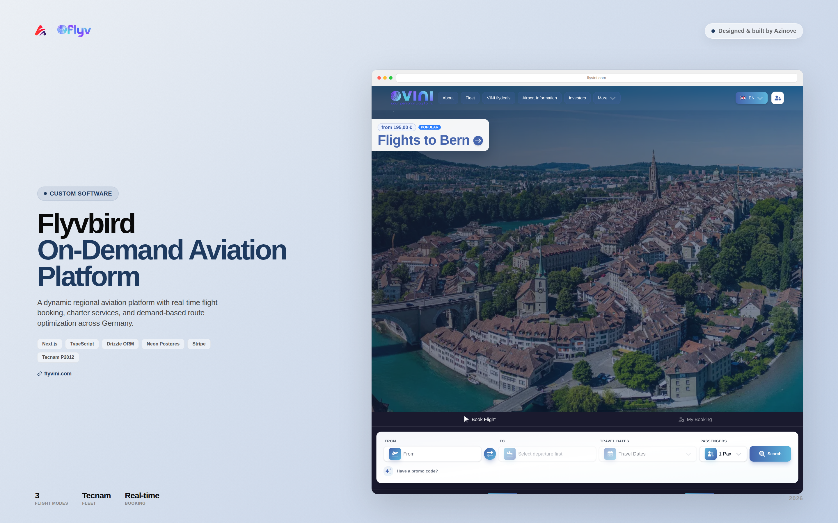 Flyvbird - On-demand Aviation Transport App